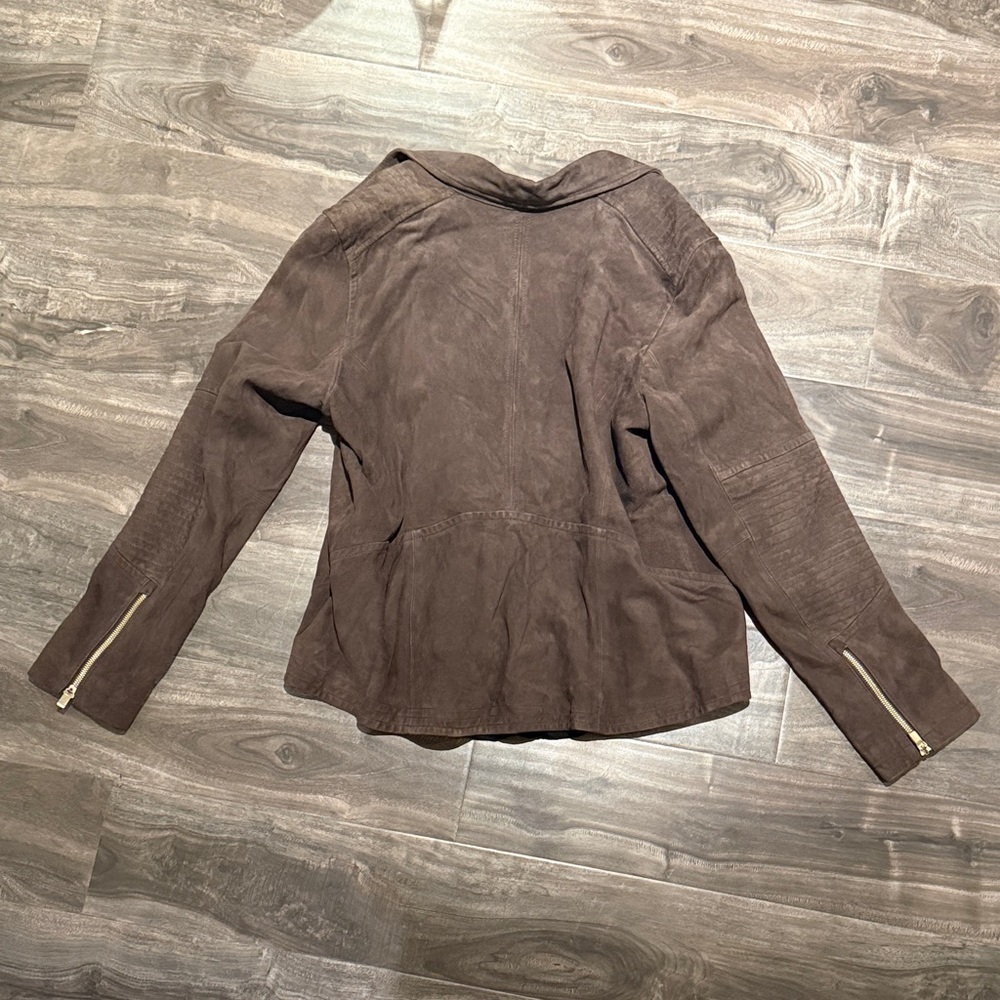 Athleta Helena Suede Moto Jacket - Picture 6 of 6